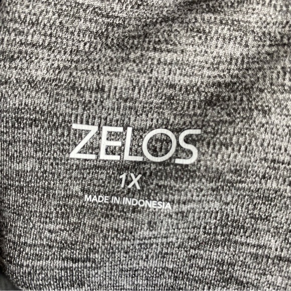 Zelos Gray Heathered Athletic Leggings - Picture 5 of 5